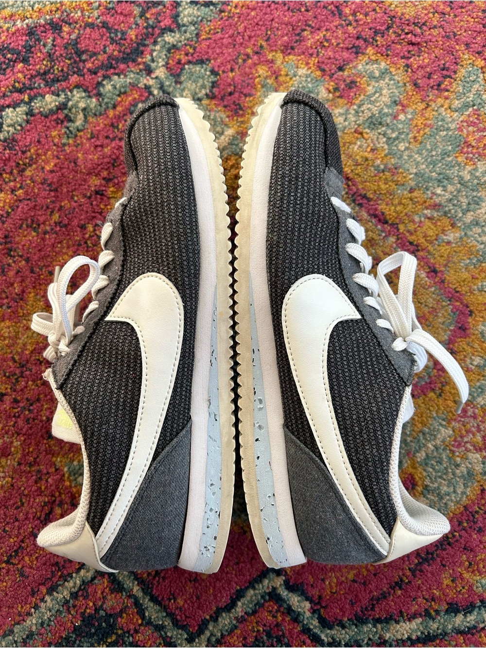 Nike | Women’s ‘Iron Grey’ Cortez Basic Premium Recycled Canvas Pack Sneaker 8.5 - Picture 9 of 16